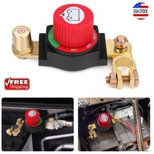 Battery Disconnect Top Post Kill Switch 12V-48V Heavy Duty Shut Off For Car RV
