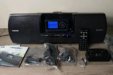 Sirius XM Satellite Radio Portable Boombox SXSD2 w/ Onyx EZR+ Antenna + AC Power