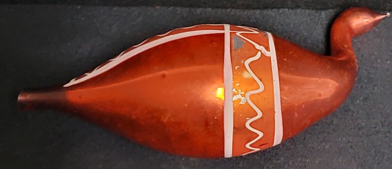 Vintage Mercury Glass Christmas Ornament