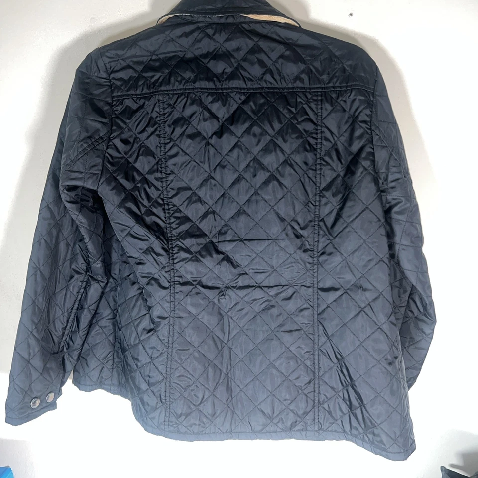 Chaqueta Brooks Brothers Negra Ligera Talla 10p Ropa Exterior Elegante Clásica Foto 3 de 4