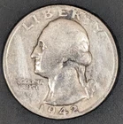A Silver Washington Quarter from 1942!