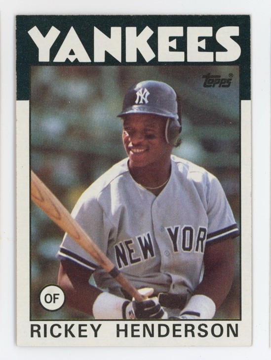 1986 Topps Rickey Henderson #500 NM-MT+