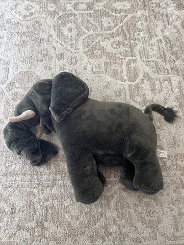 Folkmanis Ganzkörper-Elefant mit beweglichem Rüssel & Mund Plüschpuppe 20 Zoll groß