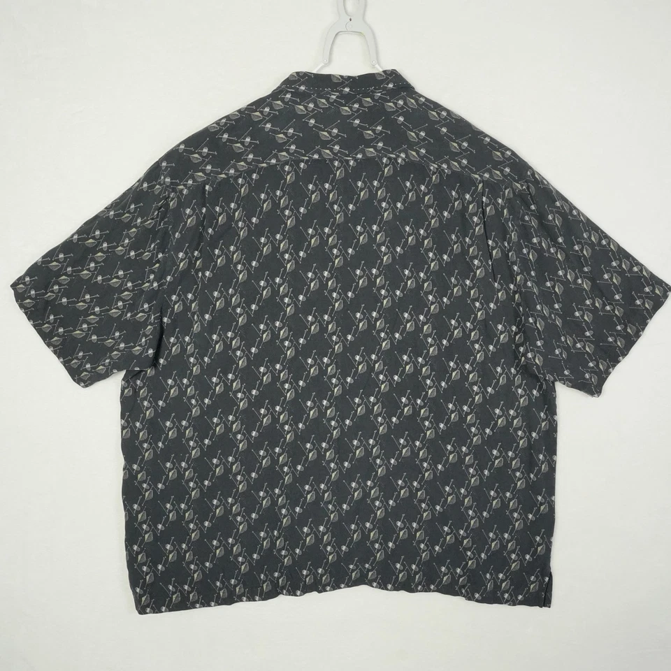 Camisa Nat Nast Edición Limitada As Time Goes By Hombre XXL Manga Corta 100% Seda Foto 3 de 4