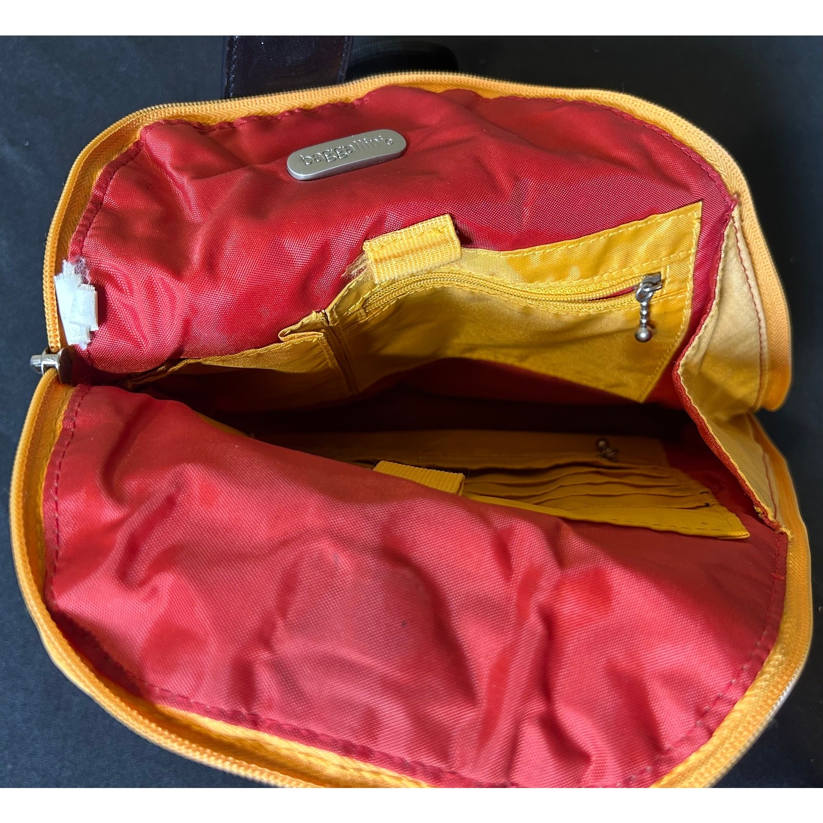 Baggallini Tangerine Mini Backpack Convertible Cr… - image 8