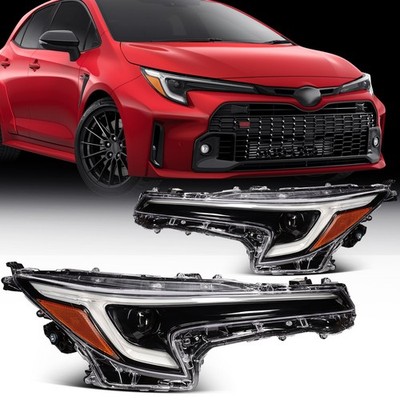 Pair Set Full LED DRL Headlights For Toyota For Corolla 1.8L 2.0L 2023-2025