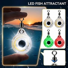 LED Fishing  Light, Luminous Eye Shape Underwater Fish Attracting Flashing Lamp