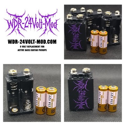 WDR-24Volt-Mod Active Guitar/Bass Booster For EMG & Fluence