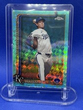 Topps Chrome Logofractor 2025 Cole Ragans Aqua Refractor /199 #151 Royals