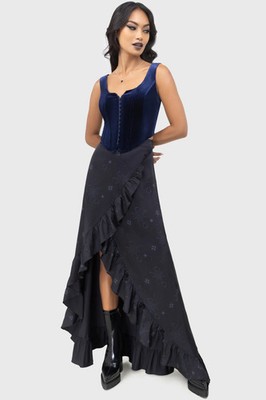 Killstar Starveil Maxi Skirt Womens Goth Alternative