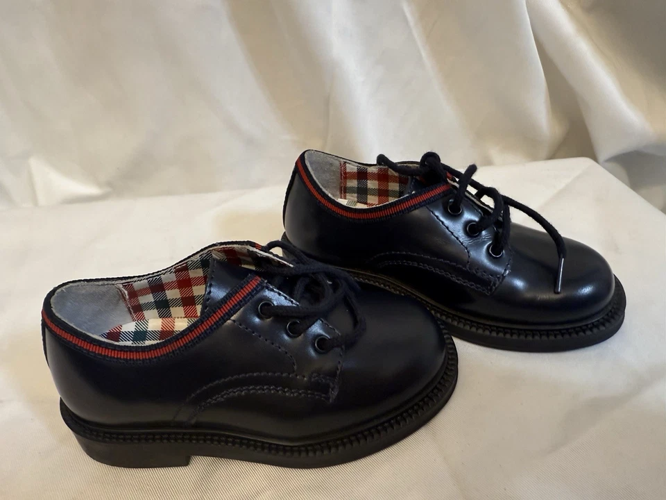 Navy Blue Size 4c Toddler GUCCI Dress Shoes “NO BOX” - Image 3 of 4