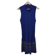 Auth PLEATS PLEASE - Navy Orange Multi Women's Dress