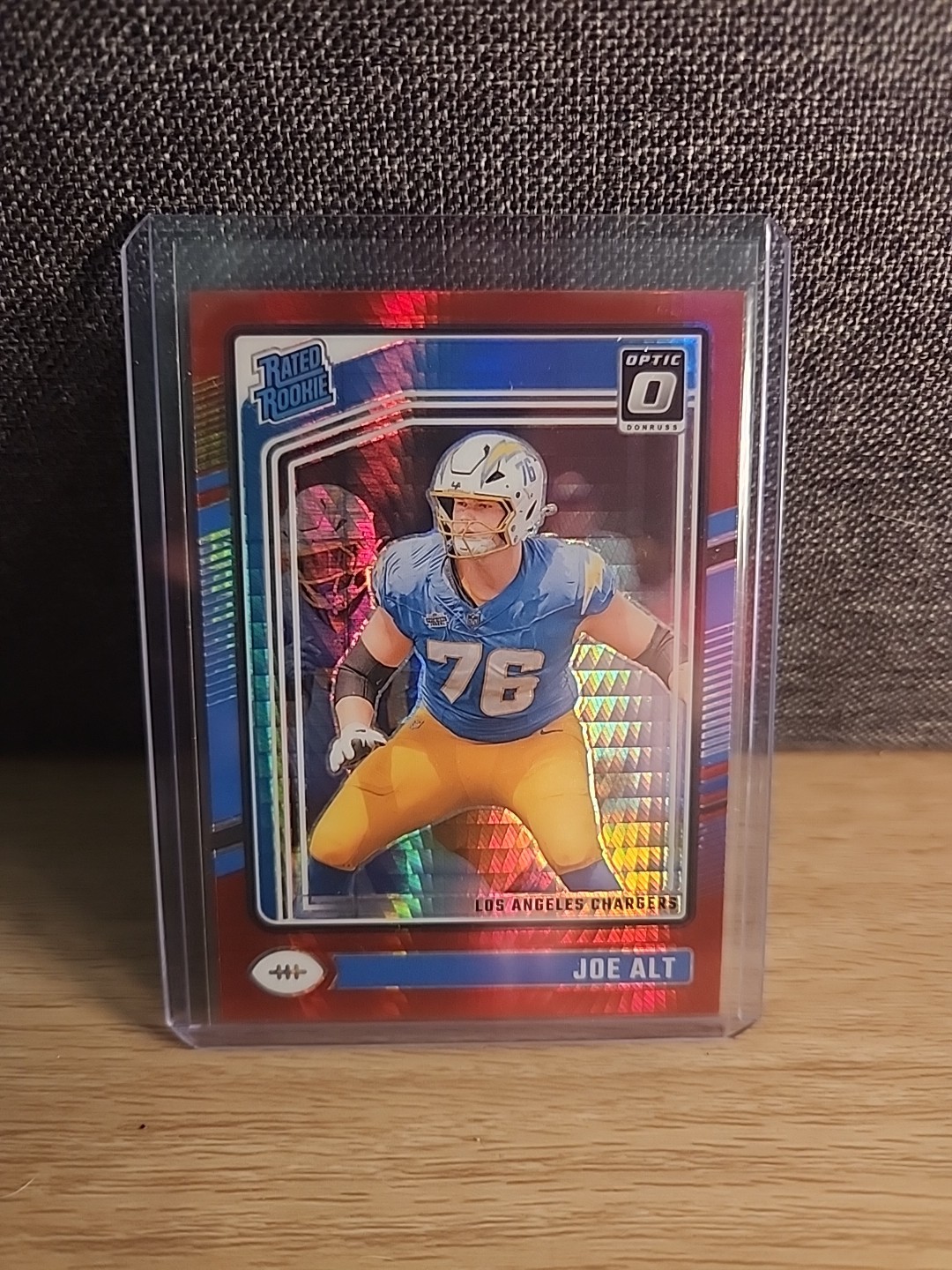 2024 Panini Donruss Optic - Rated Rookie Joe Alt #254 Red Hyper Prizm (RC)