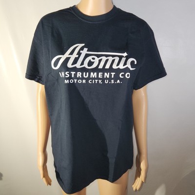 Vintage Detroit T-Shirt ATOMIC INSTRUMENT CO. Motor City USA Men s M Cotton
