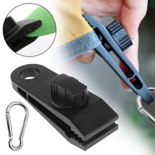 Tarp Clips Hangers Thumb Screw Camping Tent Clamps Lock Grip Heavy-duty DY
