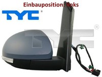 TYC 331-0076 AußEnspiegel Links Spiegel AußEn FüR Seat FüR VW