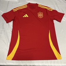 Adidas 2023/24 Spain National Team Home Soccer Jersey World Cup Men's M