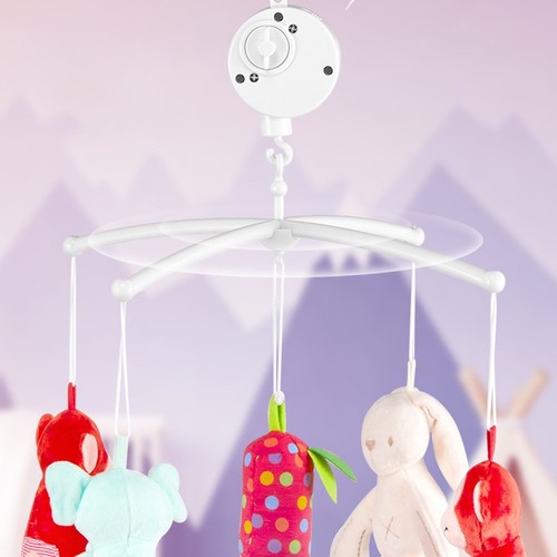 Boîte à musique wind-up 0-3 ans accessoires lit bébé lit de remplacement mob - Photo 9/11