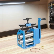 Jewelry Rolling Machine Manual Roller Combination Metal Tools Rolling Mill 6.5mm
