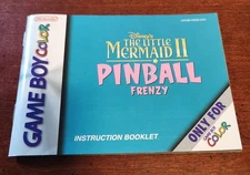 Gameboy Instruction Booklet - The Little Mermaid II Pinball Frenzy