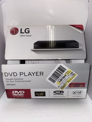 LG DVD Player 1080p HD Upscaling USB Direct Recording DP132H