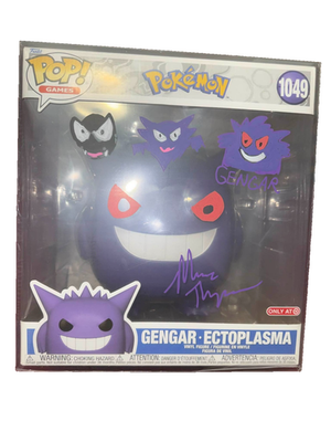 Funko Pop Jumbo Pokémon Gengar #1049 autograph Marc Thompson JSA