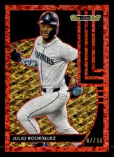 2024 Topps Update #BG-8 Julio Rodríguez Topps Black Gold Red #/10