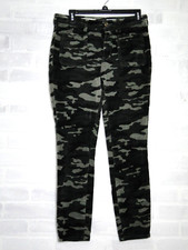 Pilcro and the Letterpress Anthropologie Velvet Camo Skinny High Rise Pant-SZ 28
