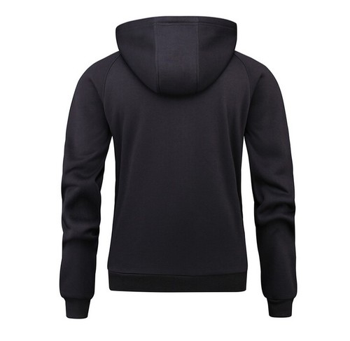 Hombres Otoño Invierno Informal Manga Larga Sudadera con Capucha con Bolsillo Top Abrigo Calce Suelto - Imagen 7 de 14