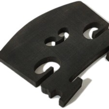 4/4 Violin Ebony Bridge Black String Accessory Great Sound Brazil Ebony Pure