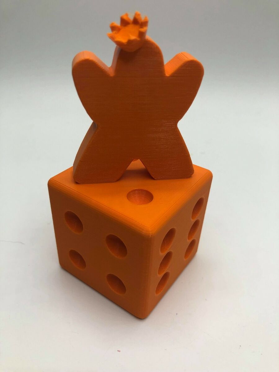 Meeples Trophy - can be customised / personalised! - meeple on