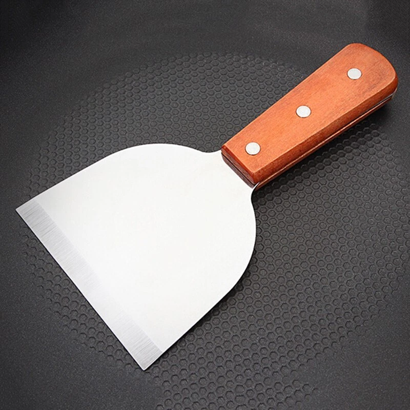 1 X Cooking Stainless Steel Spatula Handle Pancake Steak For BBQ Grill  Griddle | eBay