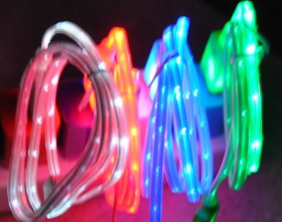 LED Light-up Micro USB Charger Data Sync Cable for Samsung Galaxy S6+ S7 Note 4