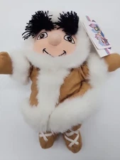 Disney Bean Bag Plush IT'S A SMALL WORLD ALASKA BOY  Stuffed Figure Store Parks