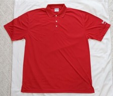 Save a Lot Food Stores Manga Corta Rojo Tejido Polo Logo Camisa Poliéster L Nuevo
