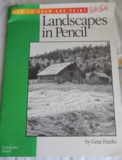 LANDSCAPES IN PENCIL BY GENE FRANKS PAPERBACK WALTER FOSTER HT225