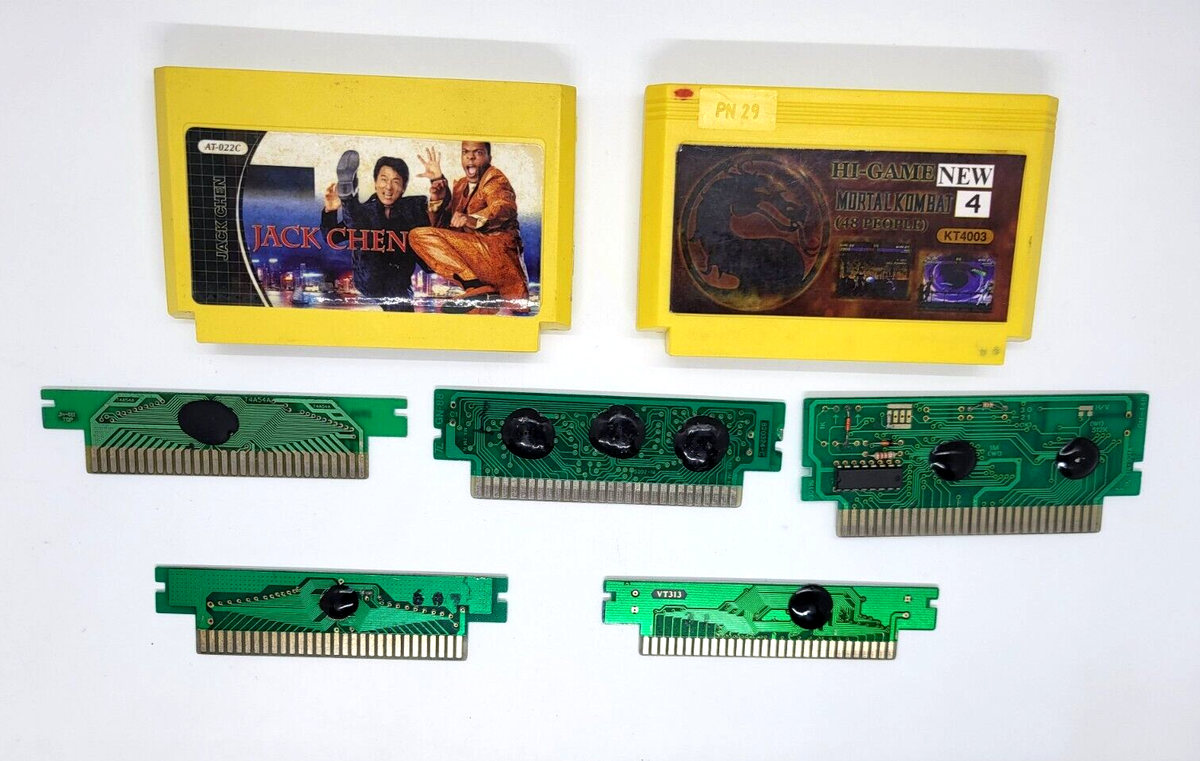 Video Game Console Cartridges Dandy Cassettes 8 bit Jackie Chan