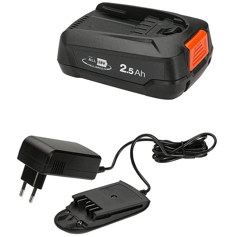 Gardena Starter-Kit 2,5 Ah P4A PBA 18V/45 und AL 1810 CV