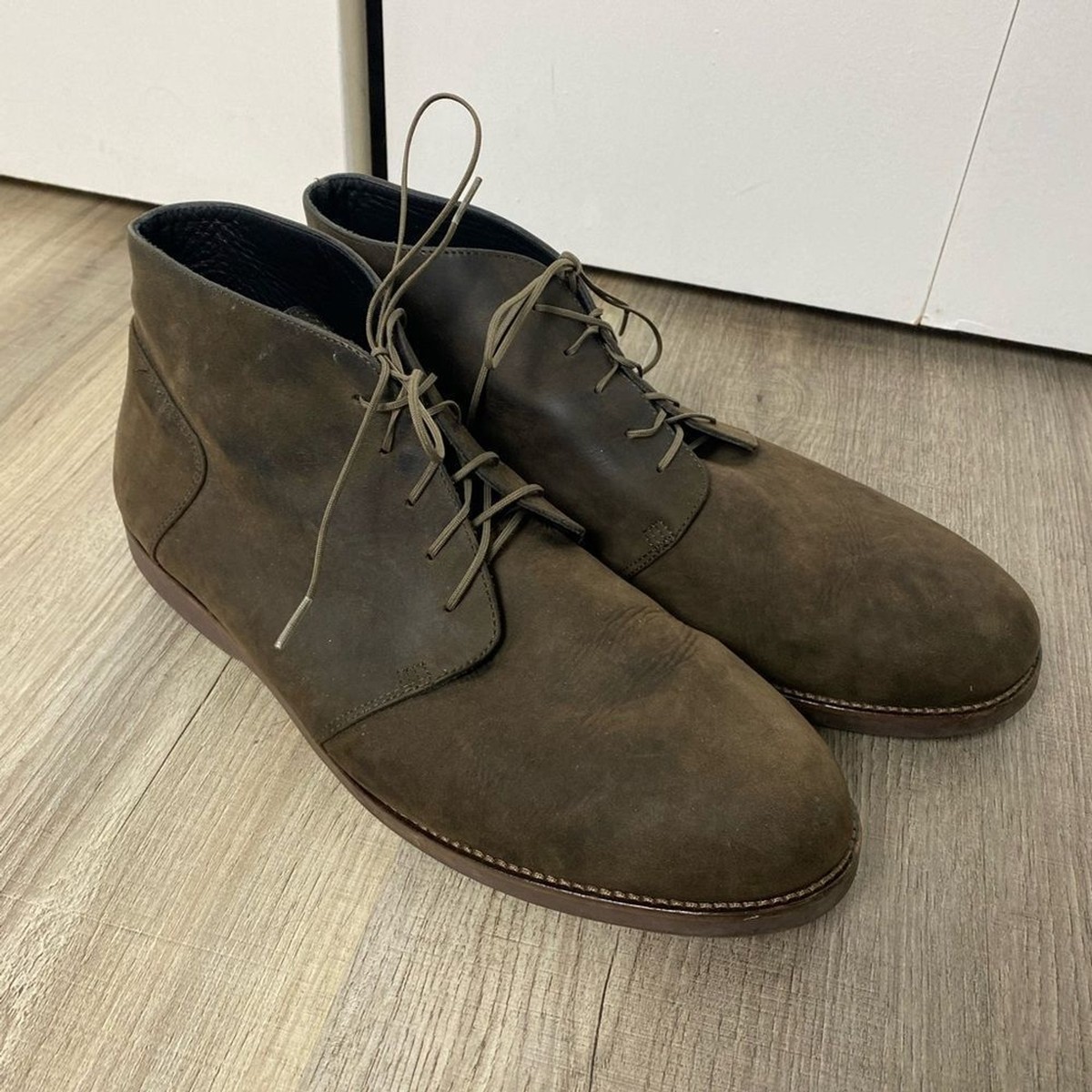 Nisolo Men’s Daytripper Brown Chukka Boots, Size 12.5 M Nisolo Daytripper Chukka Boot - Waxed Brown | Garmentory main image 2