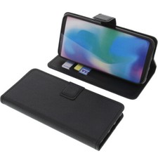 Tasche für Cubot X19 Book-Style Schutz Hülle Handytasche Buch Schwarz