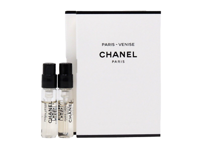CHANEL PARIS VENISE EDT 1.5ml .05fl oz x 2 PERFUME COLOGNE SPRAY