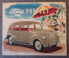 FORD PREFECT E493A orig 1949 UK Mkt Large Format Sales Brochure