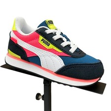 Puma Toddler Girl's Slip-on Sneakers Size 6 Multicolor Lightweight Comfy Shoes