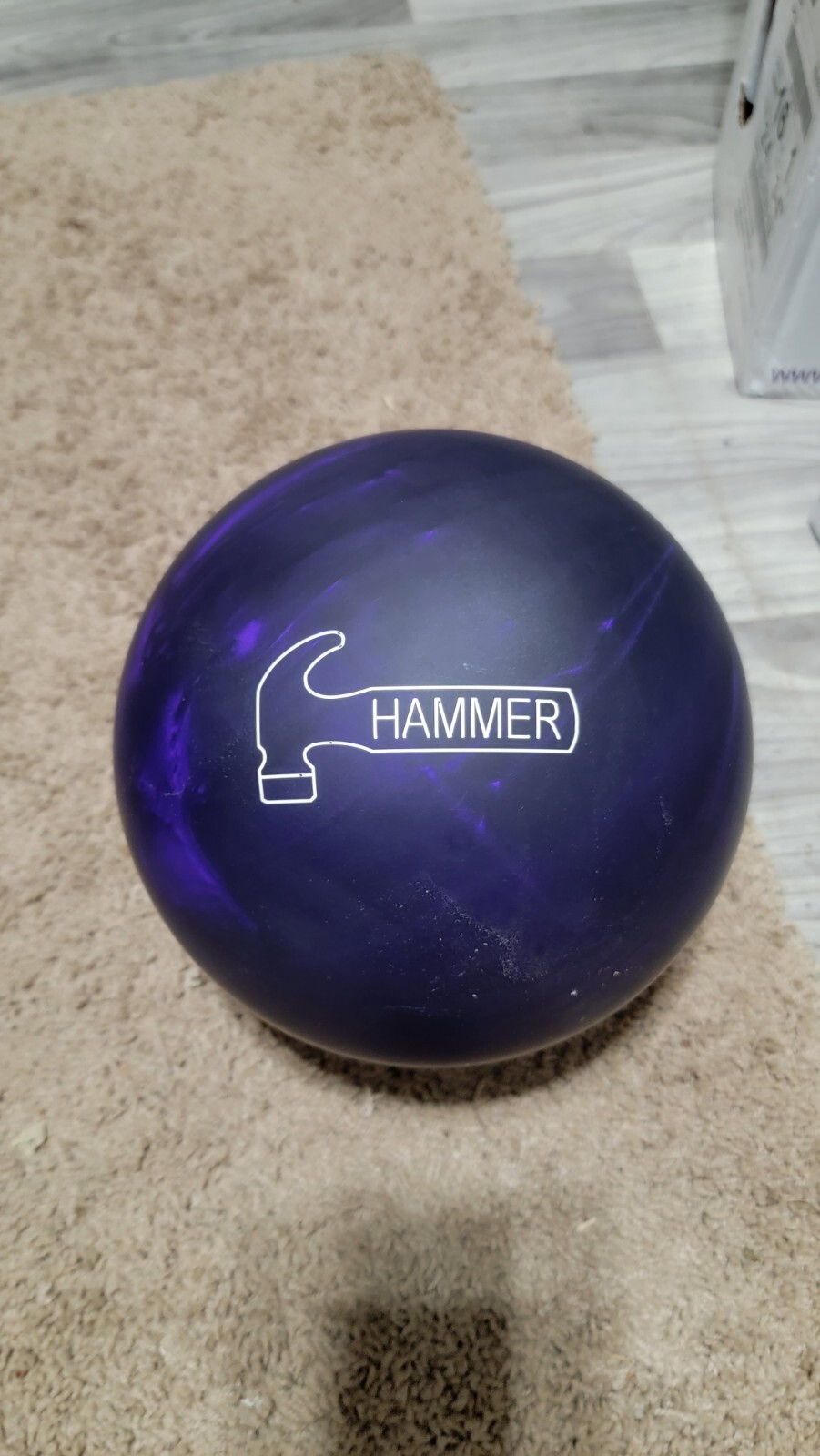 Hammer Black Widow Purple Pearl Urethane Bowling Ball Overseas 15