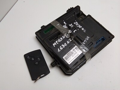 RENAULT MEGANE SCHLÜSSELKARTE + LESEGERÄT + KAROSSERIESTEUERGERÄT 285909828R / 3668765