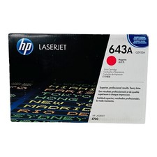 Genuine HP 643A Magenta Toner Cartridge Q5953A-Sealed Box