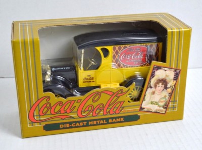 Coca Cola ERTL Die Cast Metal Bank ''Over 8 Million Served'' Vintage TRUCK 1993 