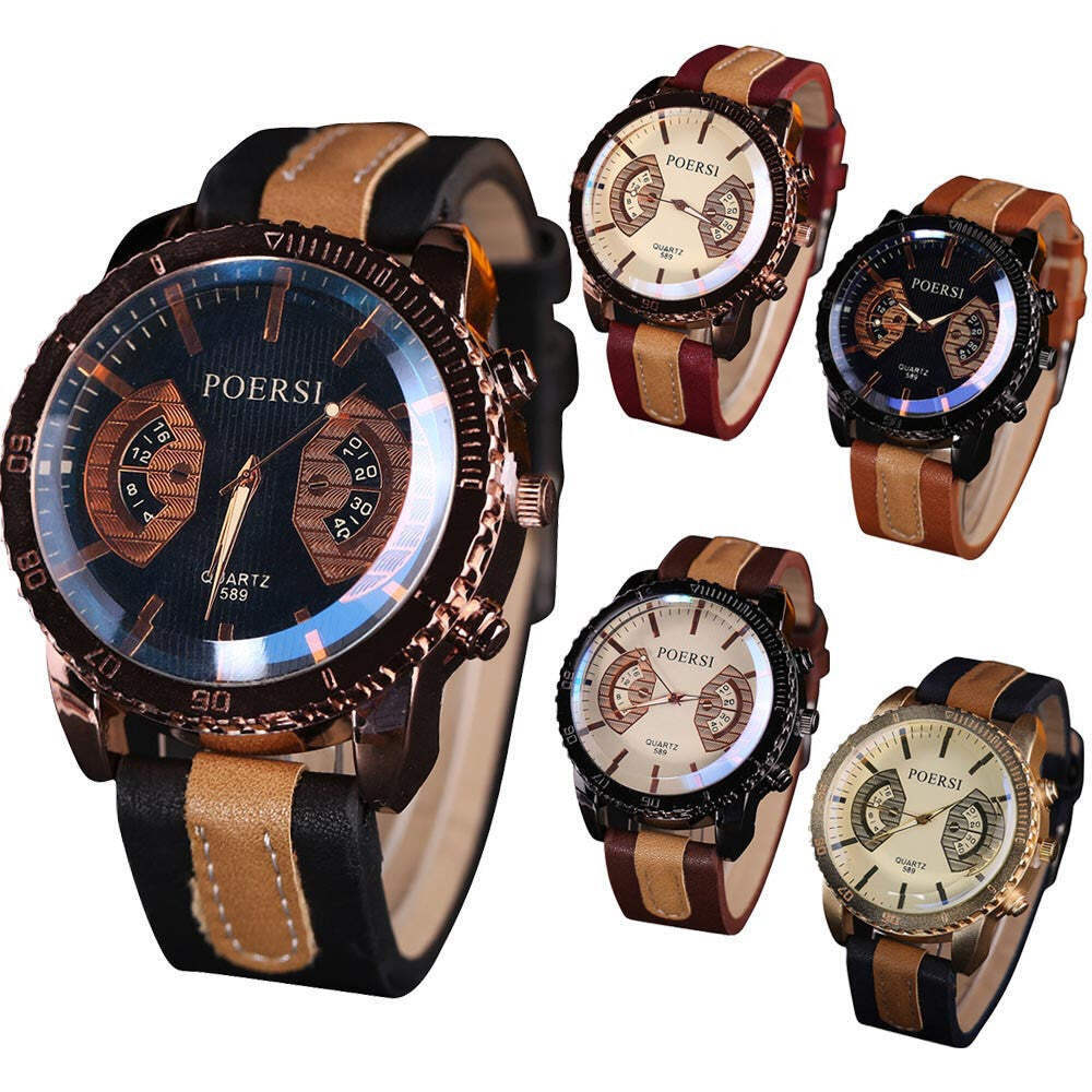 Stylish Men's Casual Sports Quartz Watch with Colorful Options