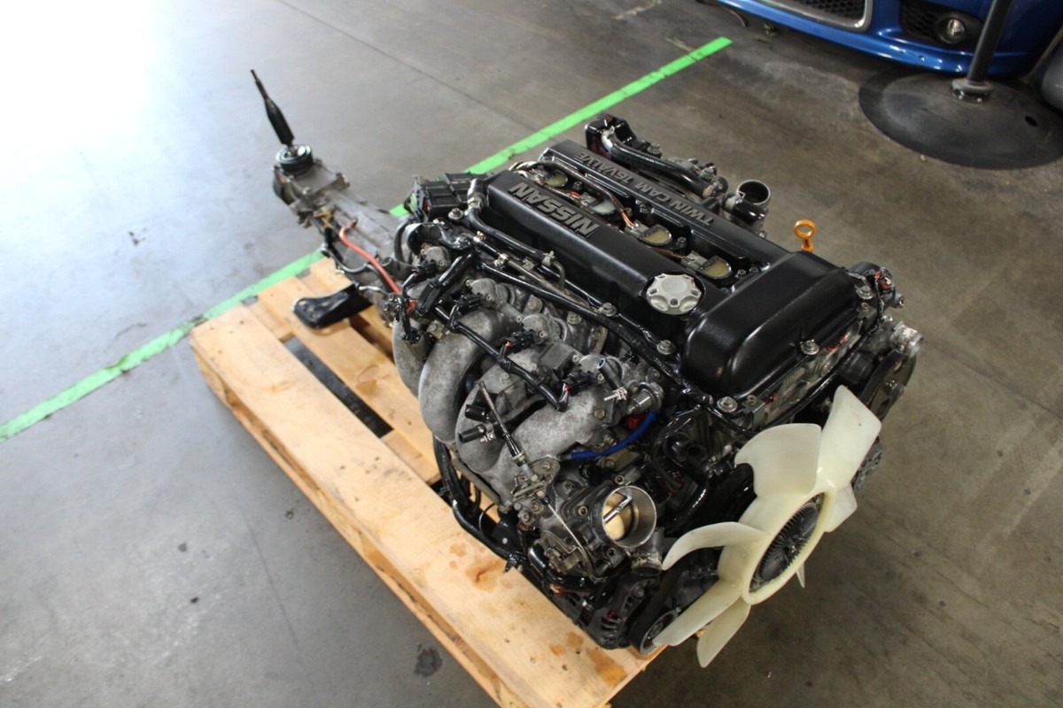 NISSAN SILVIA S13 BLACKTOP ENGINE 5 SPEED MANUAL RWD TRANS JDM