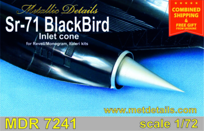 Metallic Details MDR7241 -1/72 - SR-71 Blackbird. Inlet cone